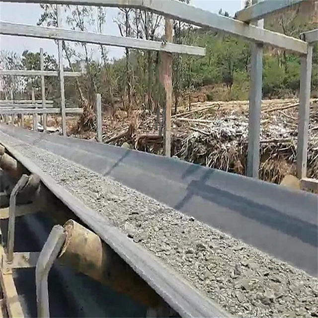 Correia transportadora de borracha Ep 100 resistente ao calor com padrão ISO